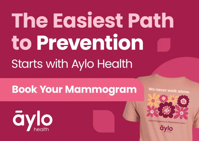 The easiest path to prevention starts with Aylo Health: Book Your Mammogram Now