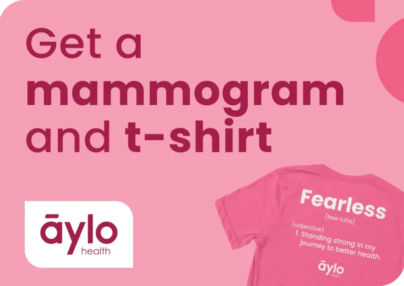 Get a Mammogram and a t-shirt