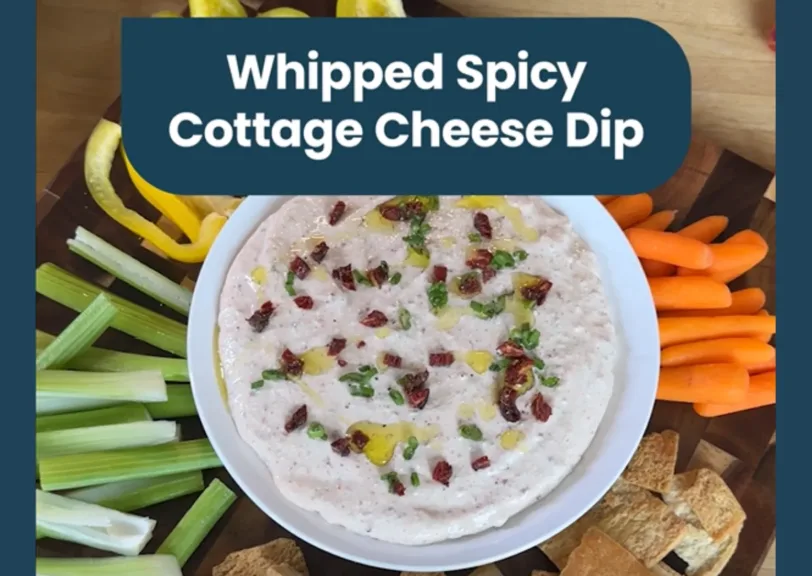 Whipped Spicy Cottage Cheese Dip