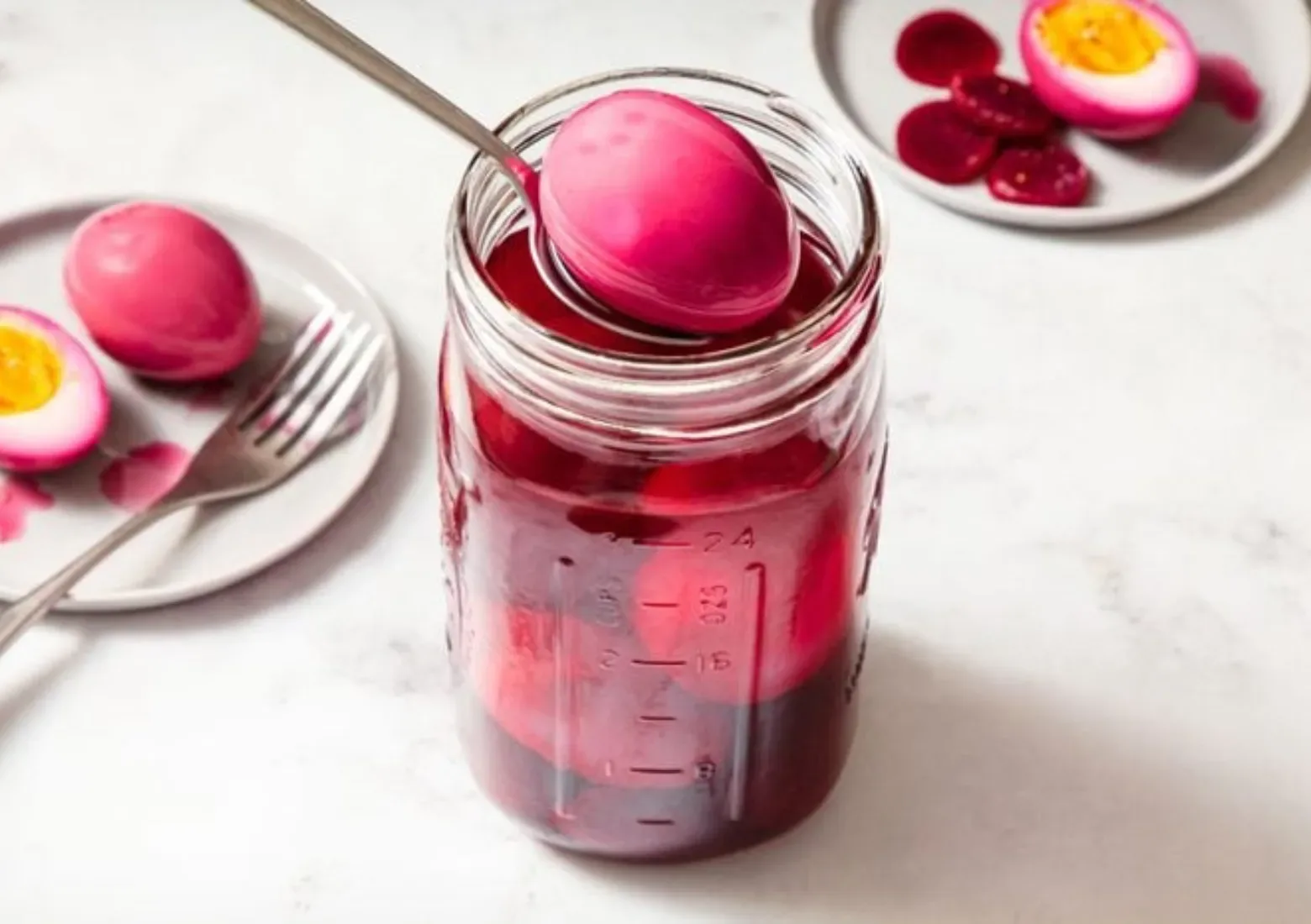 Healthy dyed easter eggs