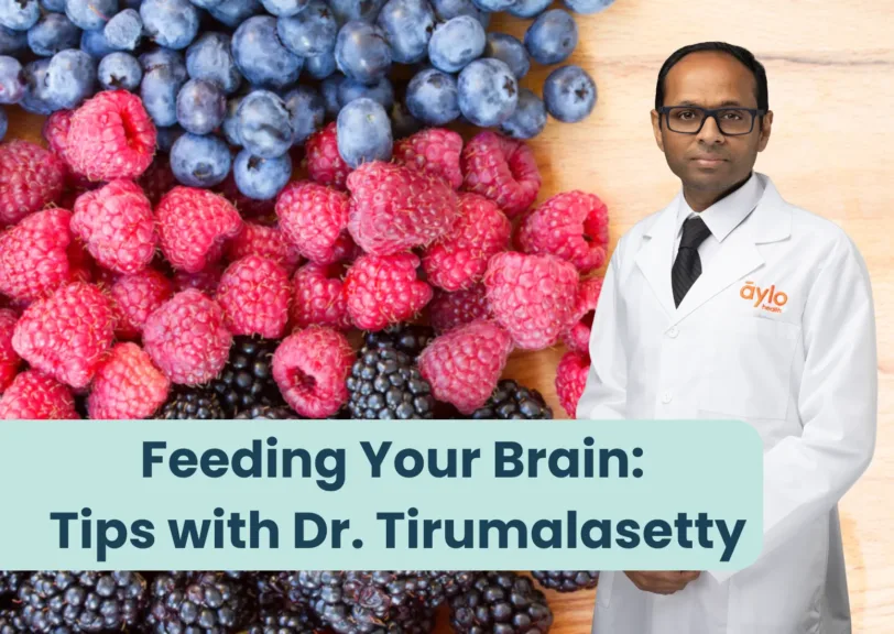 top brain boosting foods to help lower your risk for Alzheimer's with Dr. Tirumalasettyu