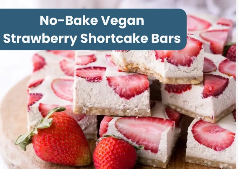 Healthy Strawberry Shortcake Bars